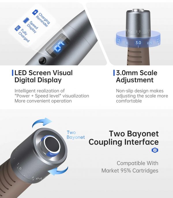 Naborui F8S Microneedling (Collagen Induction) Device - Image 4
